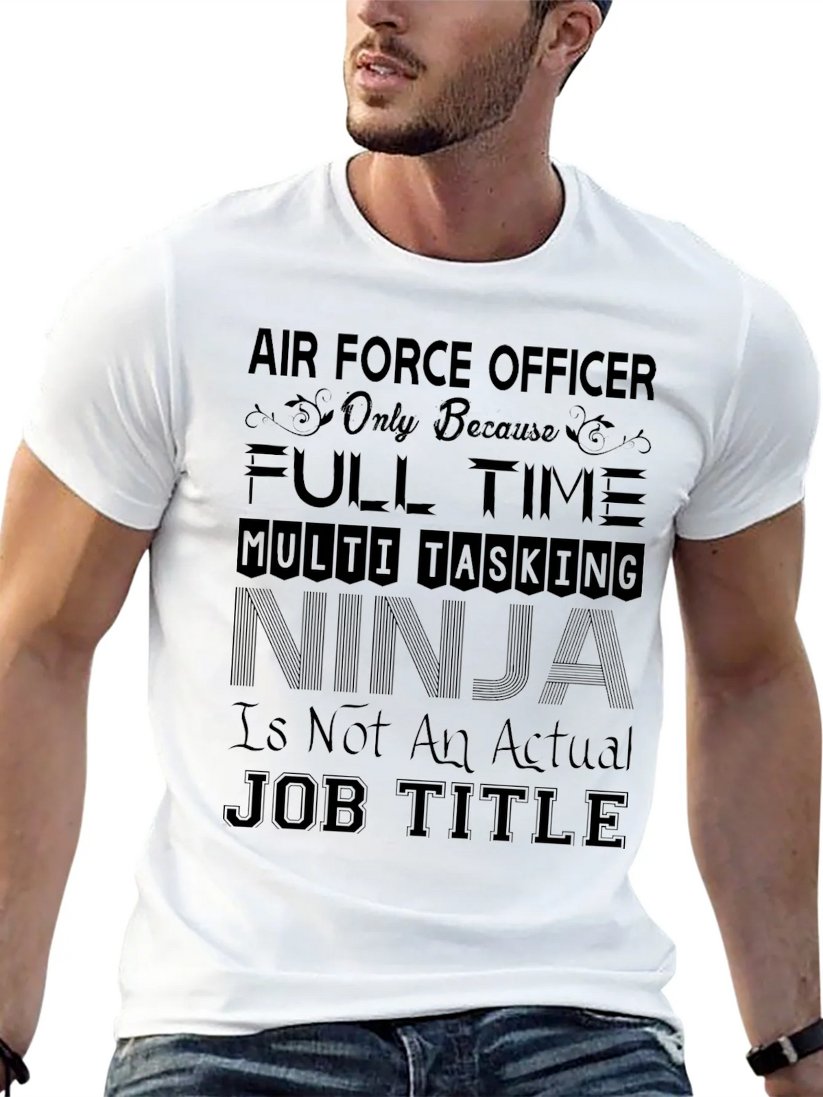 Air Force Officer Ninja T-Shirt product image 12