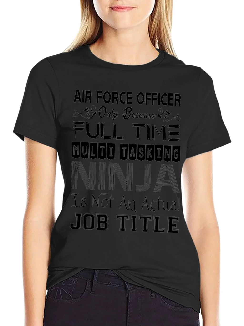 Air Force Officer Ninja T-Shirt product image 2