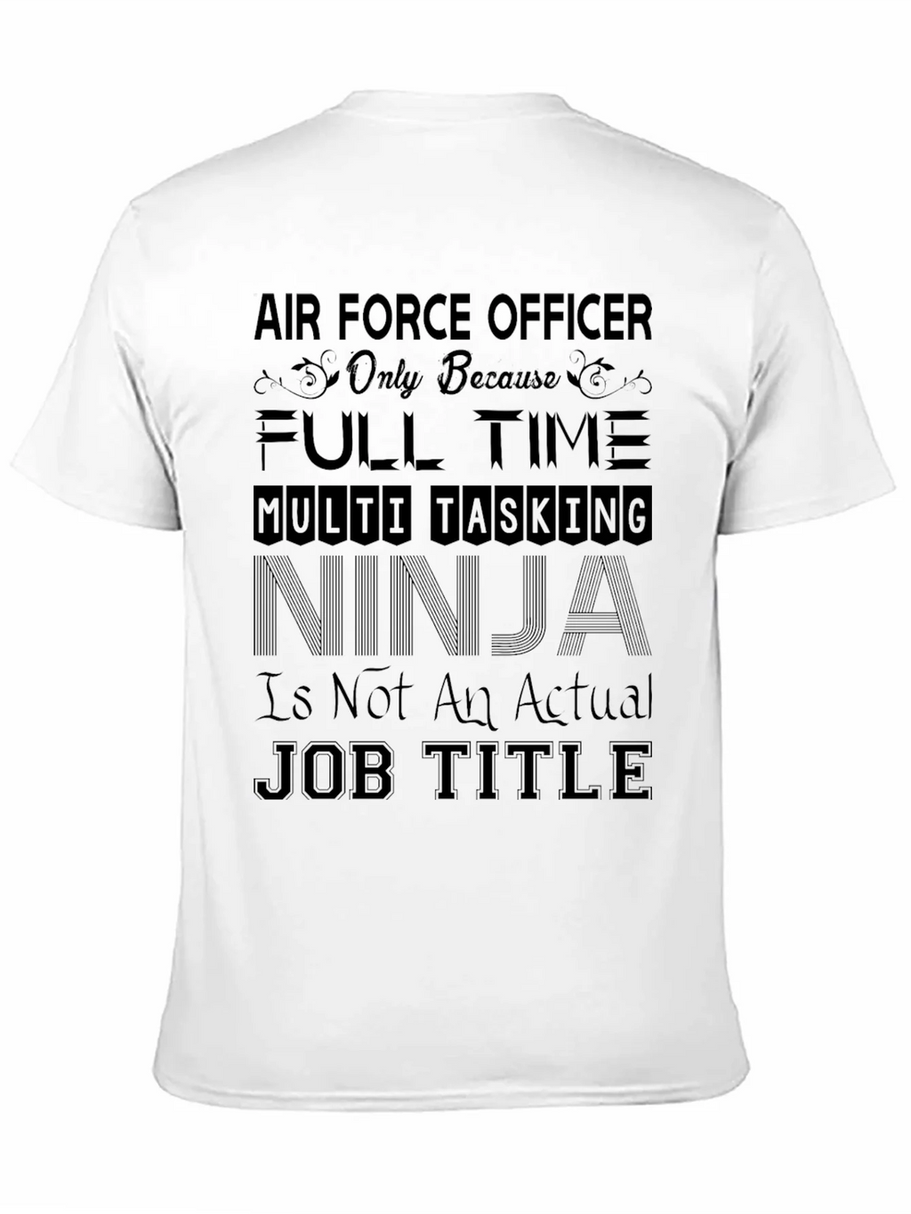 Air Force Officer Ninja T-Shirt product image 10