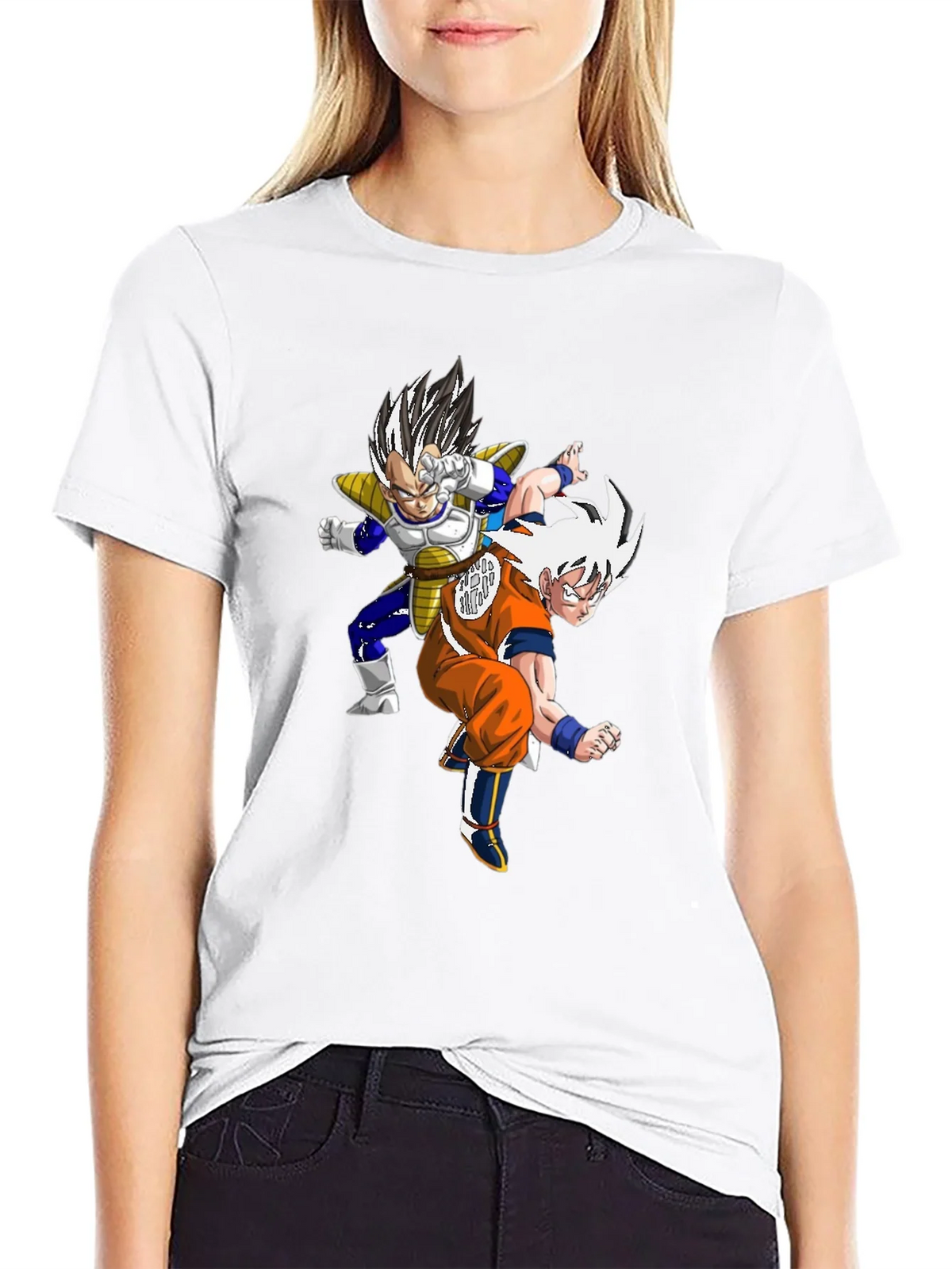 Dragon Ball Z Graphic Tee - Black Cotton Blend product image 8