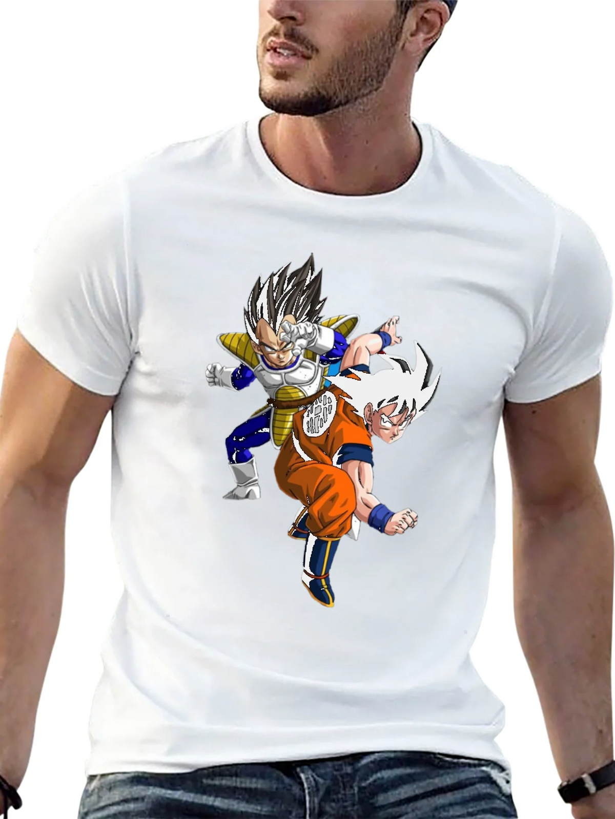 Dragon Ball Z Graphic Tee - Black Cotton Blend product image 12