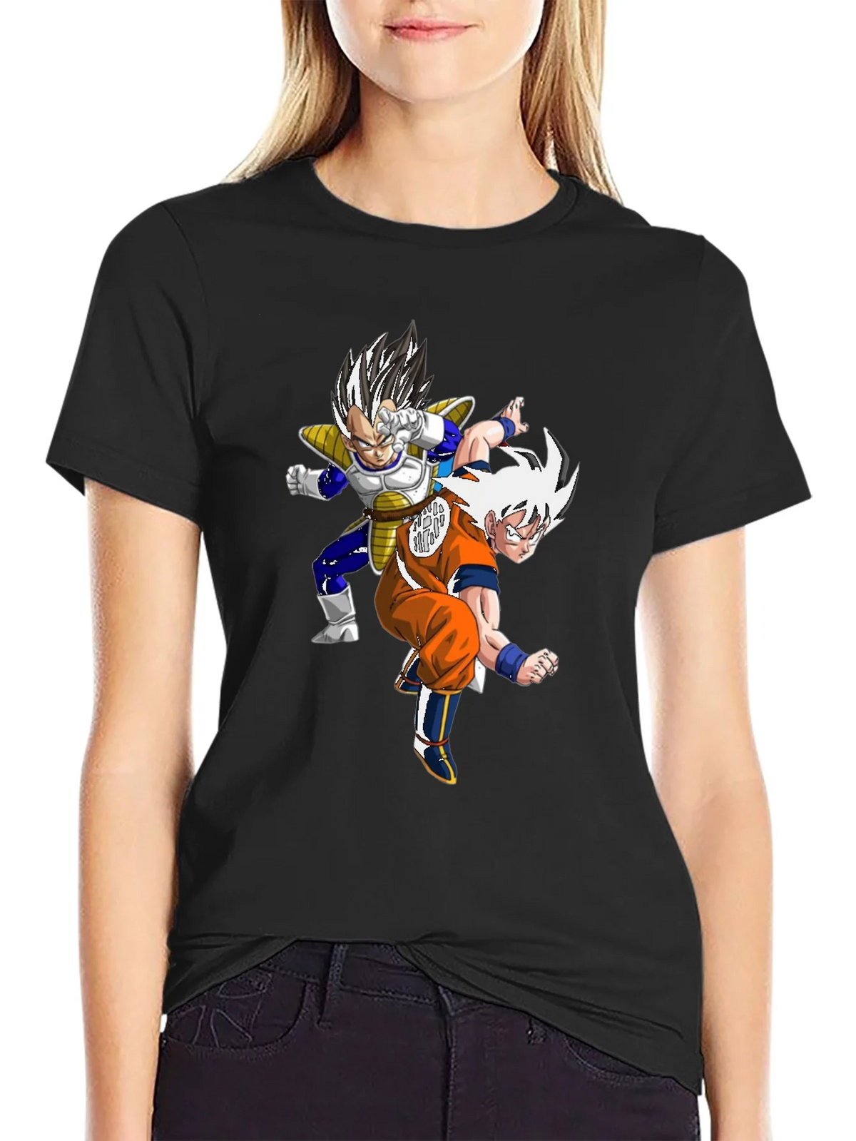 Dragon Ball Z Graphic Tee - Black Cotton Blend product image 2
