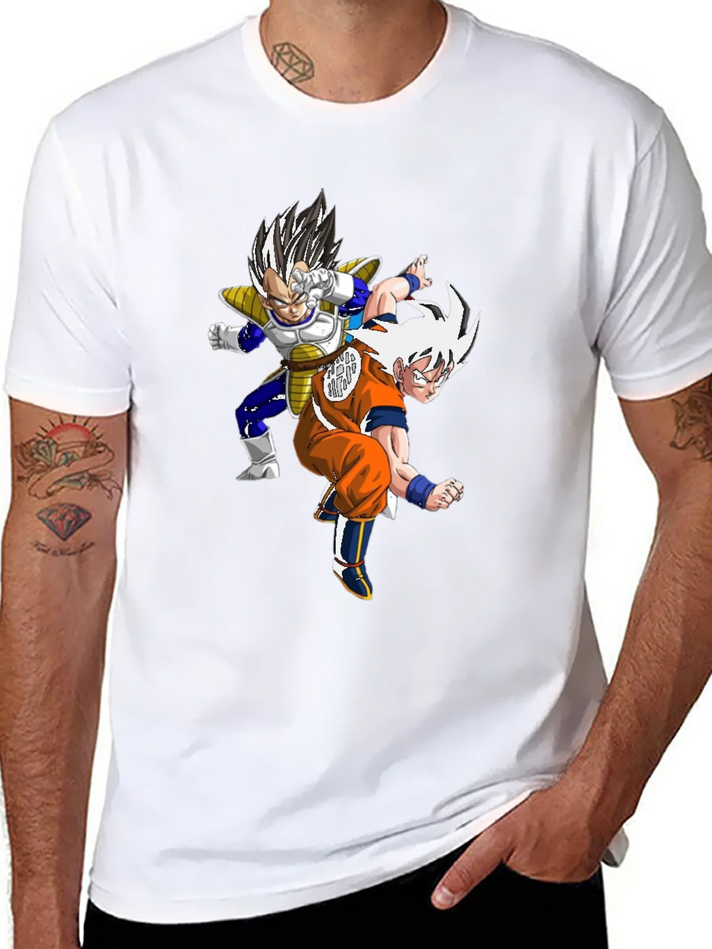 Dragon Ball Z Graphic Tee - Black Cotton Blend product image 7
