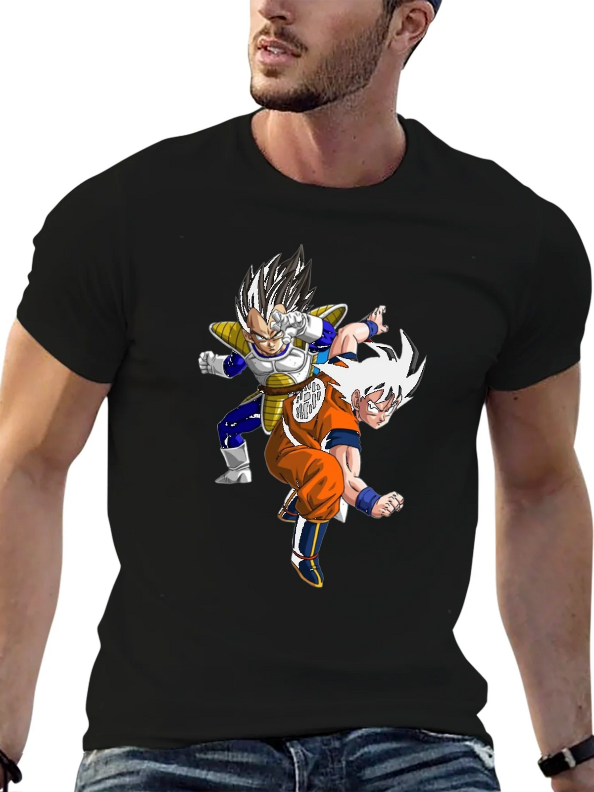 Dragon Ball Z Graphic Tee - Black Cotton Blend product image 6