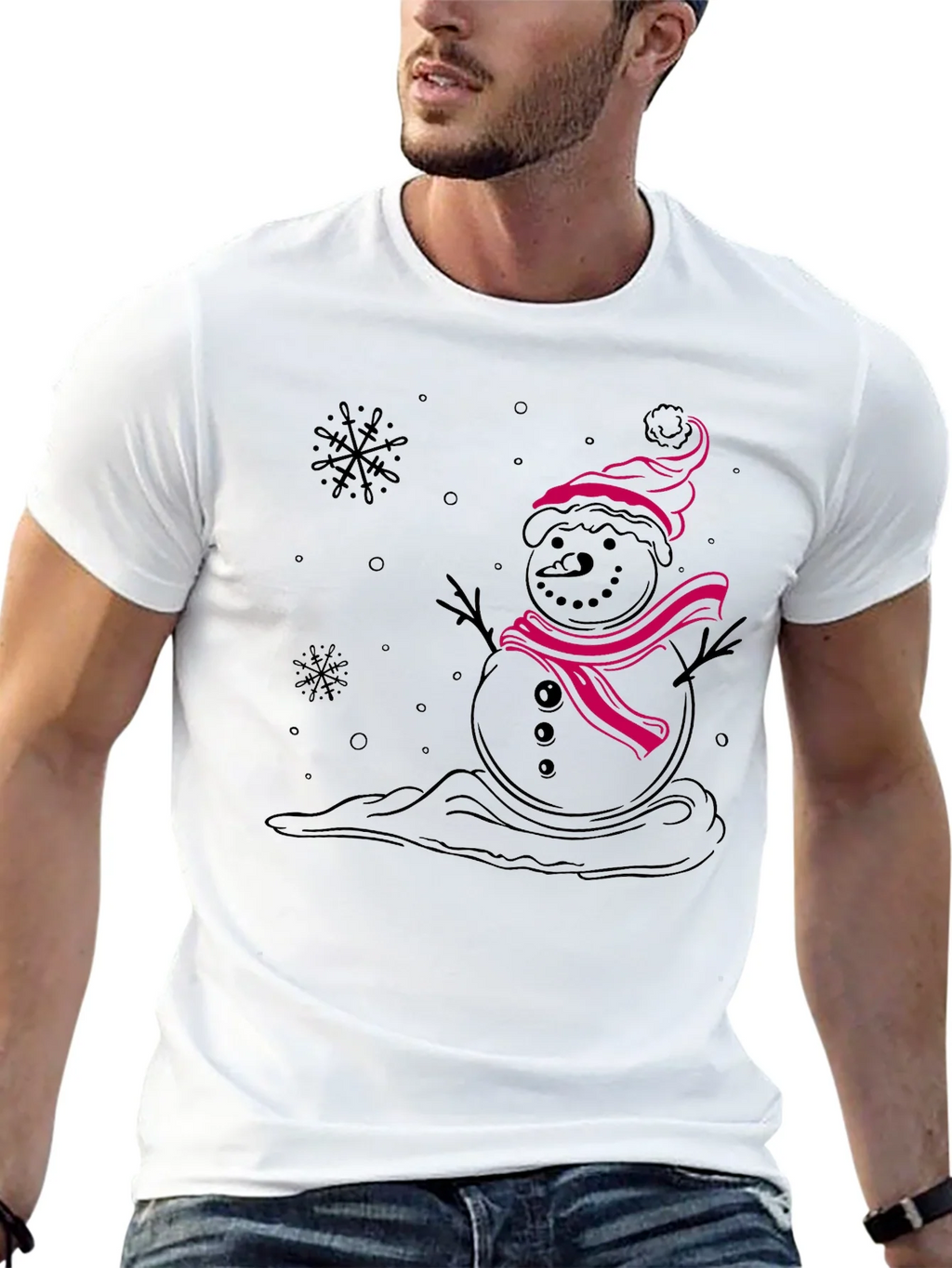Snowman Graphic Tee - Holiday Fun! product image 4