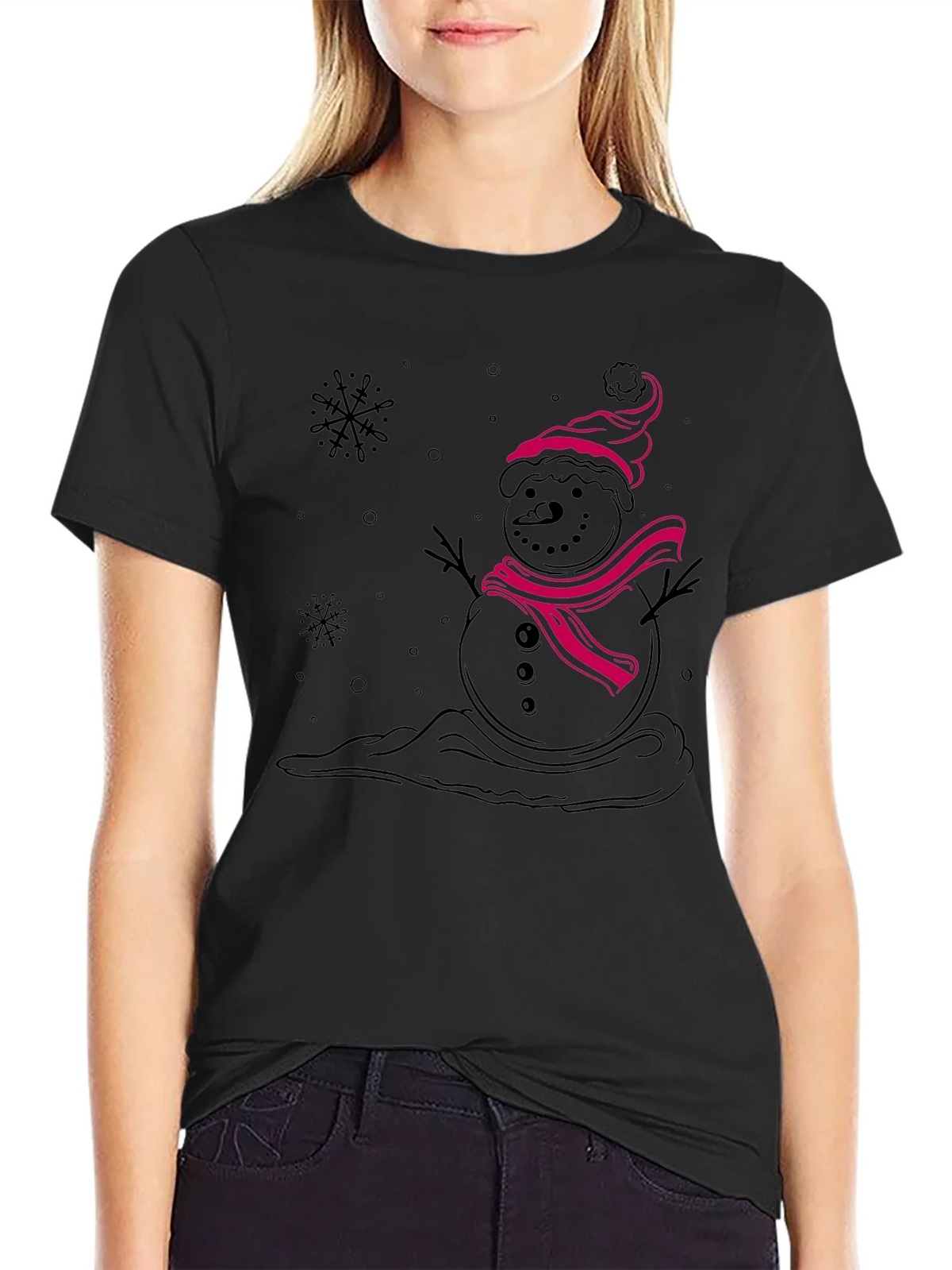 Snowman Graphic Tee - Holiday Fun! product image 1