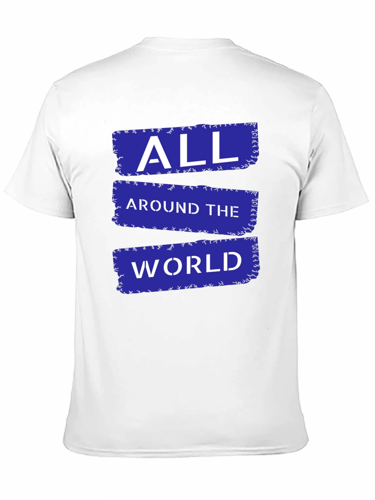 All Around The World Graphic Tee - Black Cotton Blend product image 1