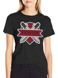 Fighter Sword Emblem Black T-Shirt product image 1