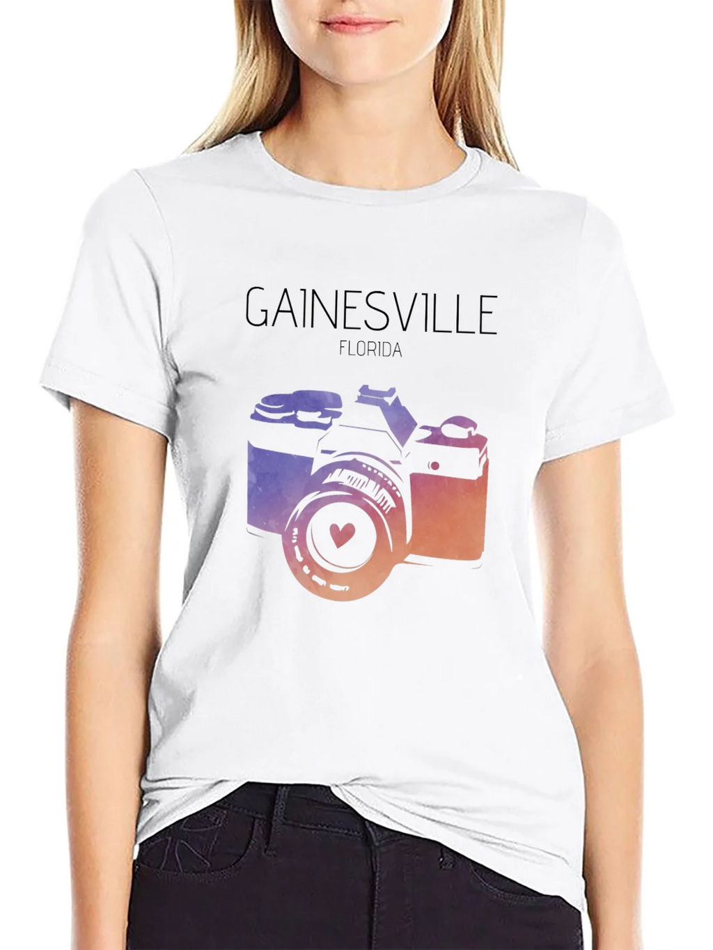 Gainesville Florida Camera Graphic Tee product image 2