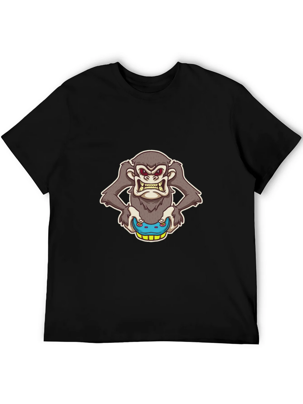 Grumpy Monkey Skateboard Graphic Tee product image 5
