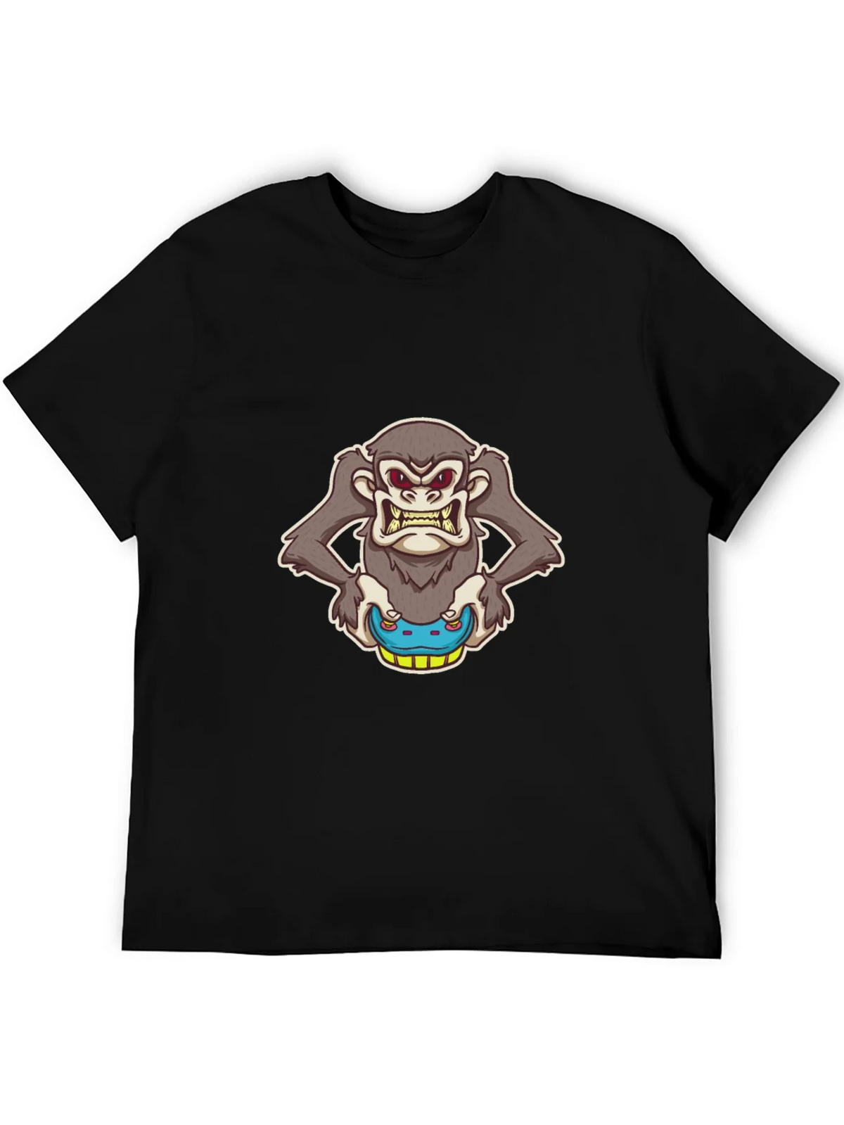 Grumpy Monkey Skateboard Graphic Tee product image 5