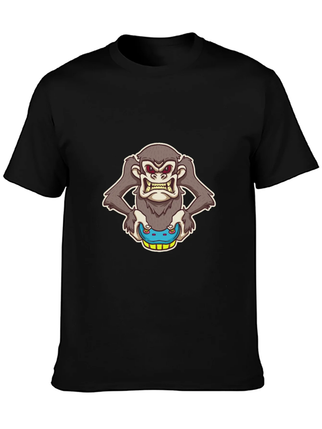 Grumpy Monkey Skateboard Graphic Tee product image 3