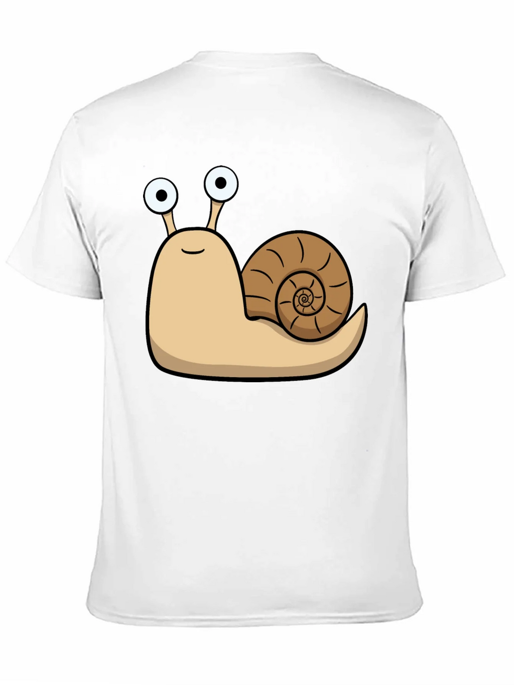 Cartoon Snail Graphic Black T-Shirt product image 10