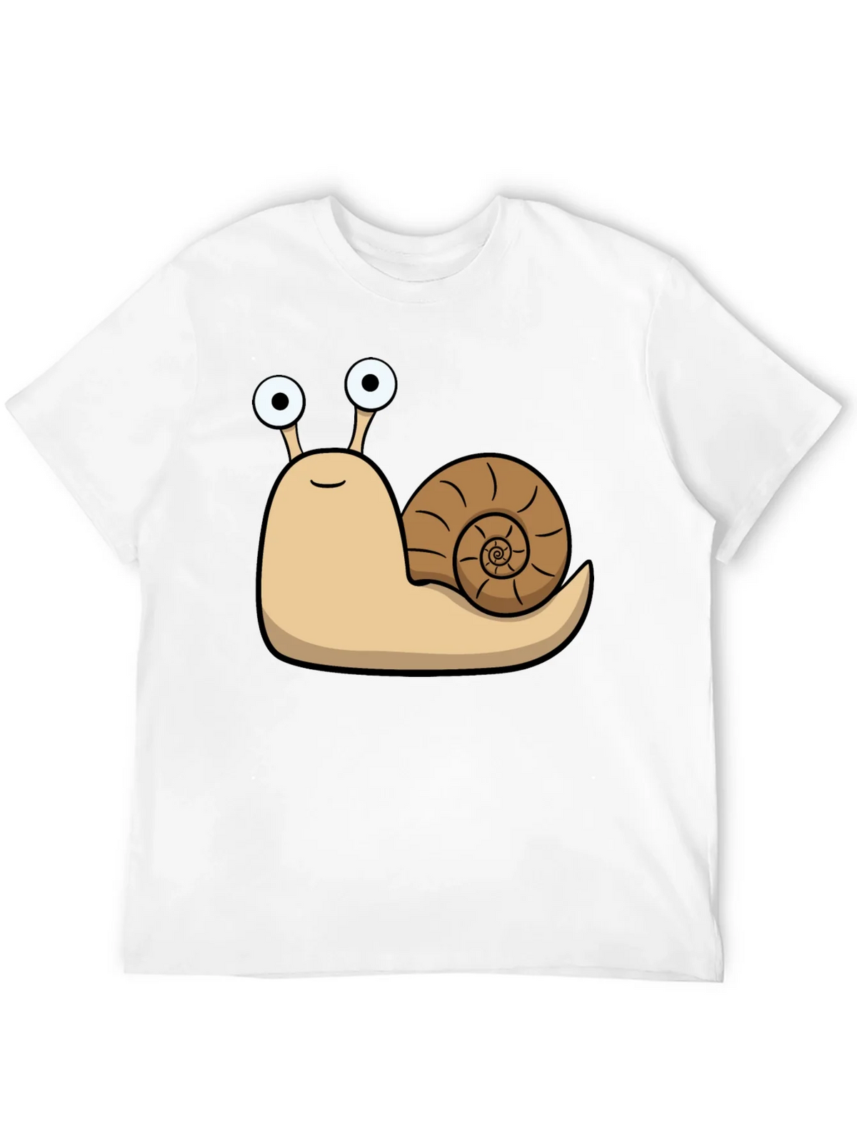 Cartoon Snail Graphic Black T-Shirt product image 11