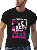 Women Born in 1955 T-Shirt - Birthday Gift product image 1