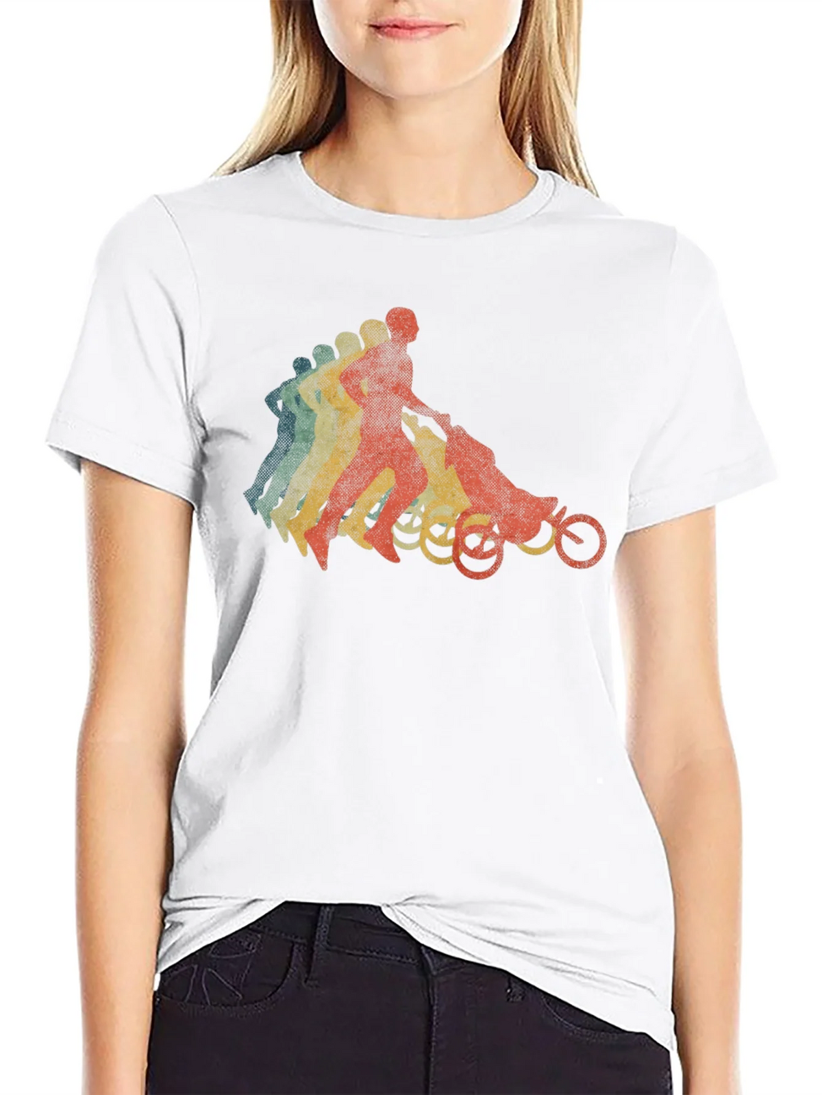 Retro Style Jogger Stroller T-Shirt product image 4