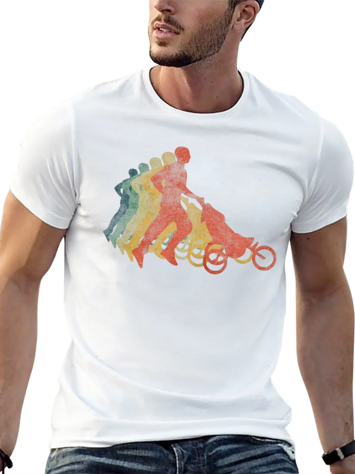 Retro Style Jogger Stroller T-Shirt product image 6