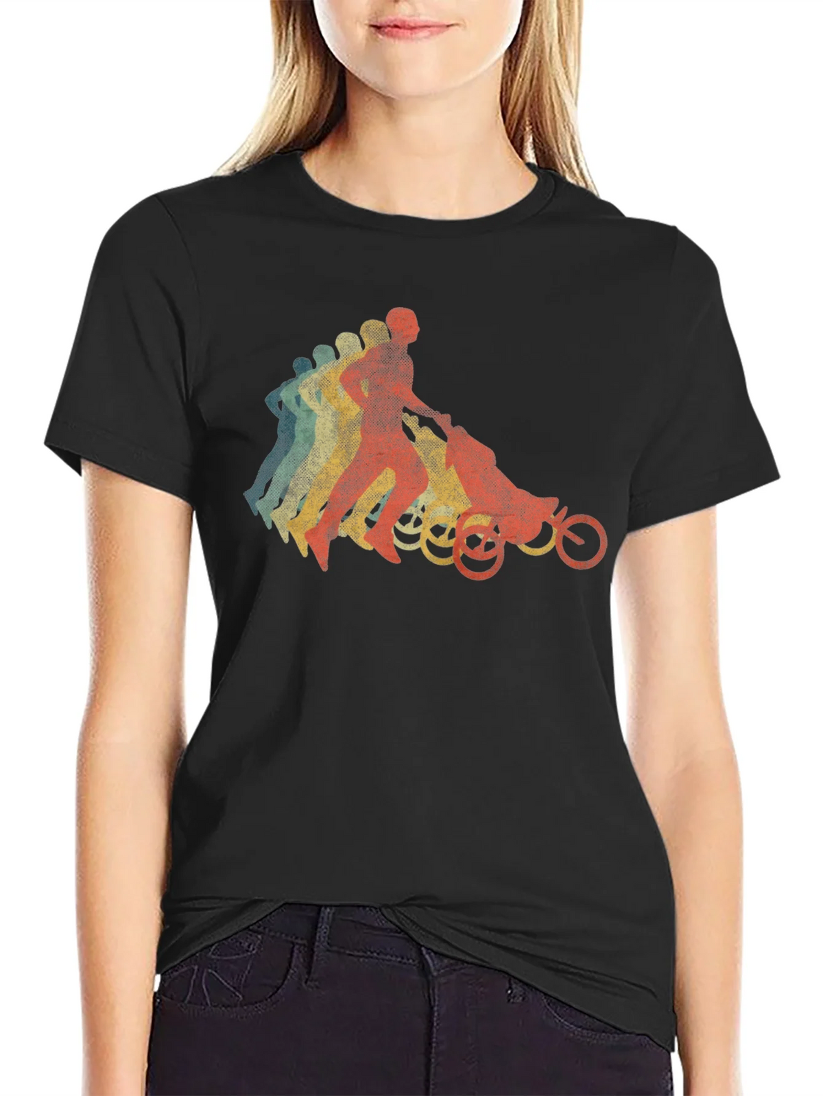Retro Style Jogger Stroller T-Shirt product image 2