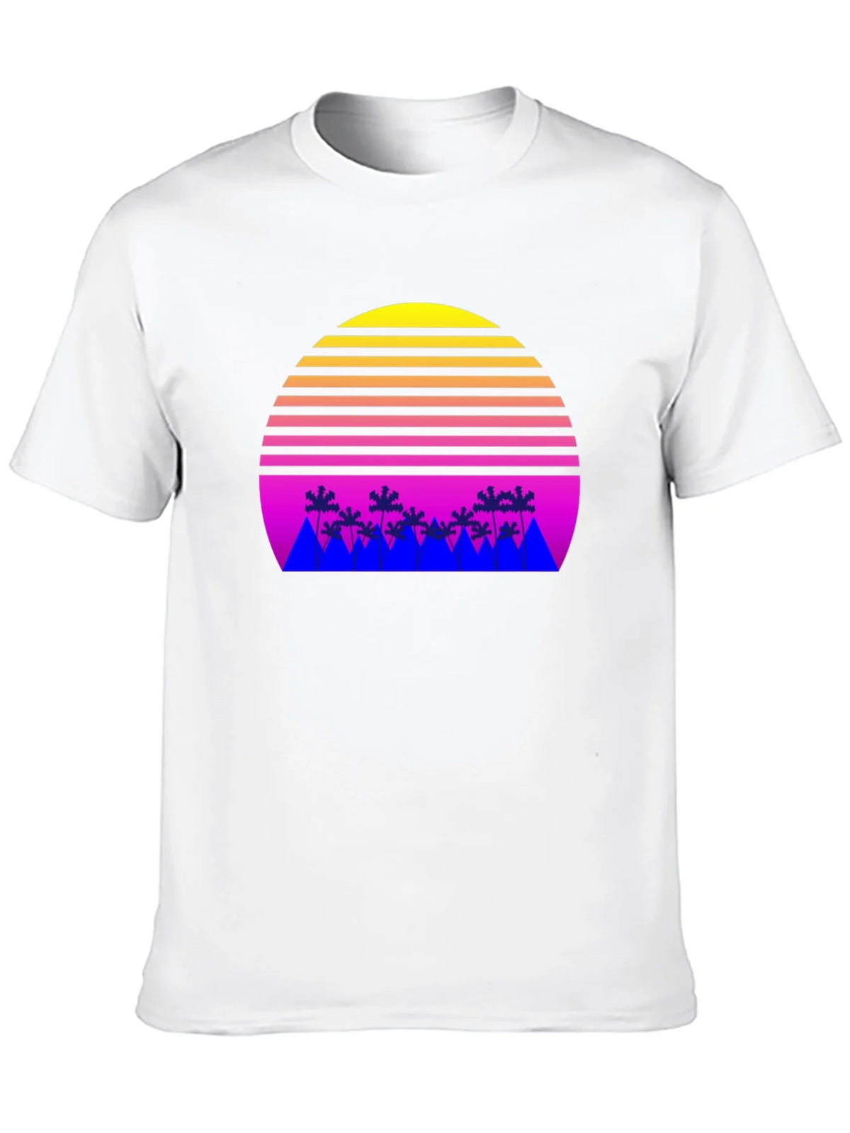 Retro Sunset Palm Tree T-Shirt product image 7