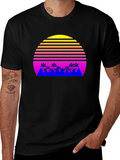 Retro Sunset Palm Tree T-Shirt product image 1
