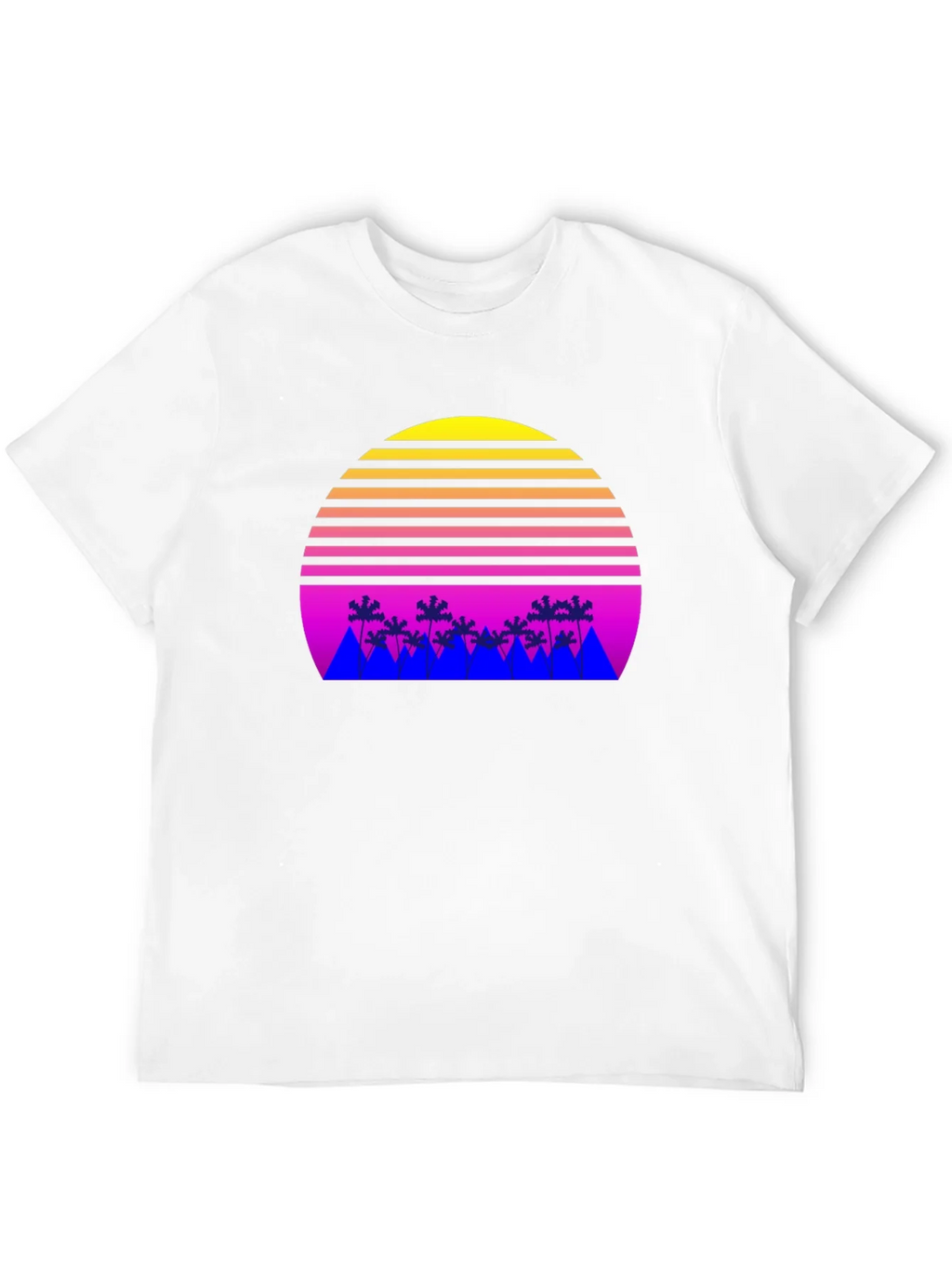 Retro Sunset Palm Tree T-Shirt product image 9