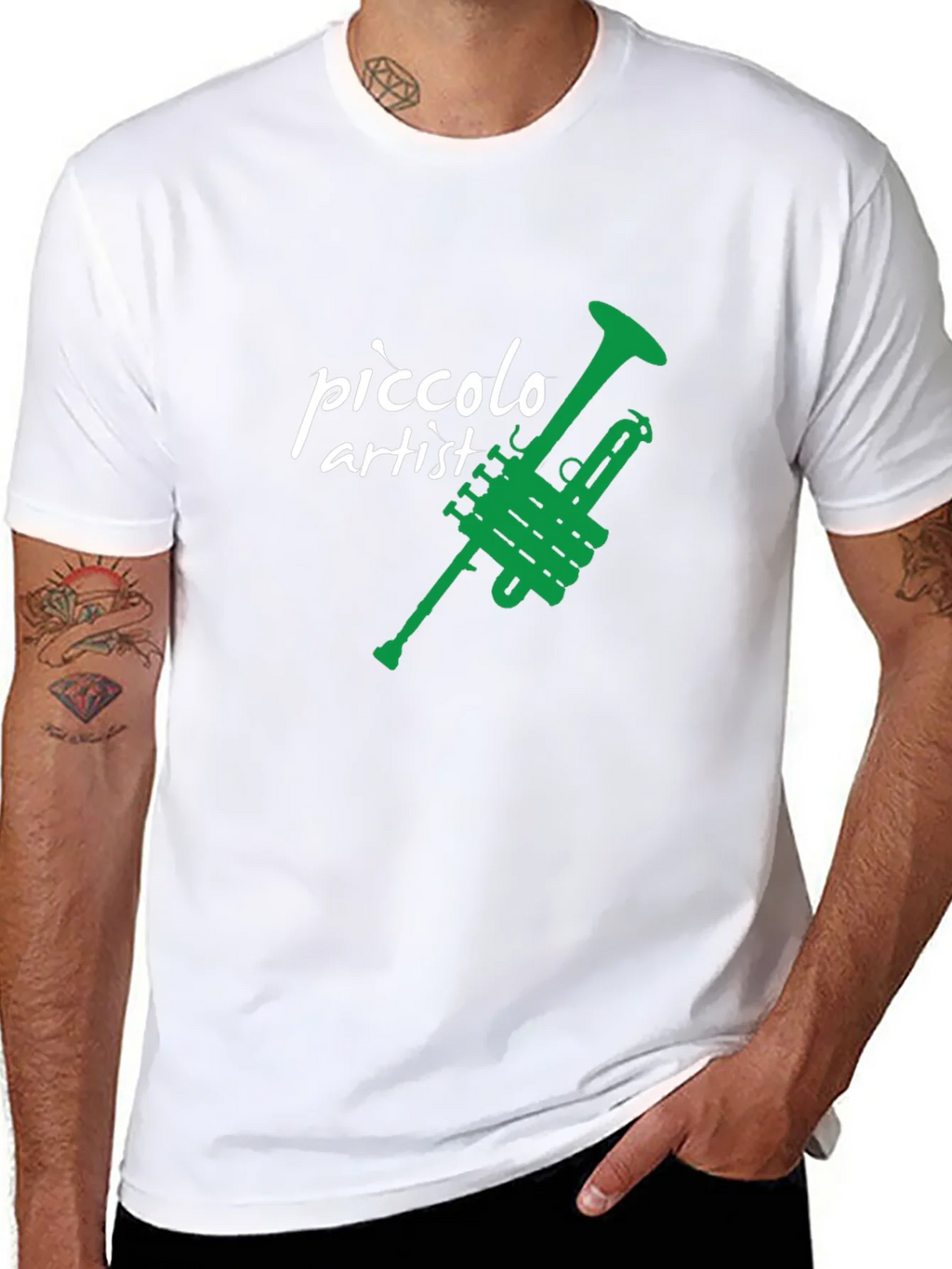 Piccolo Artist Trumpet Graphic Tee - Black product image 6