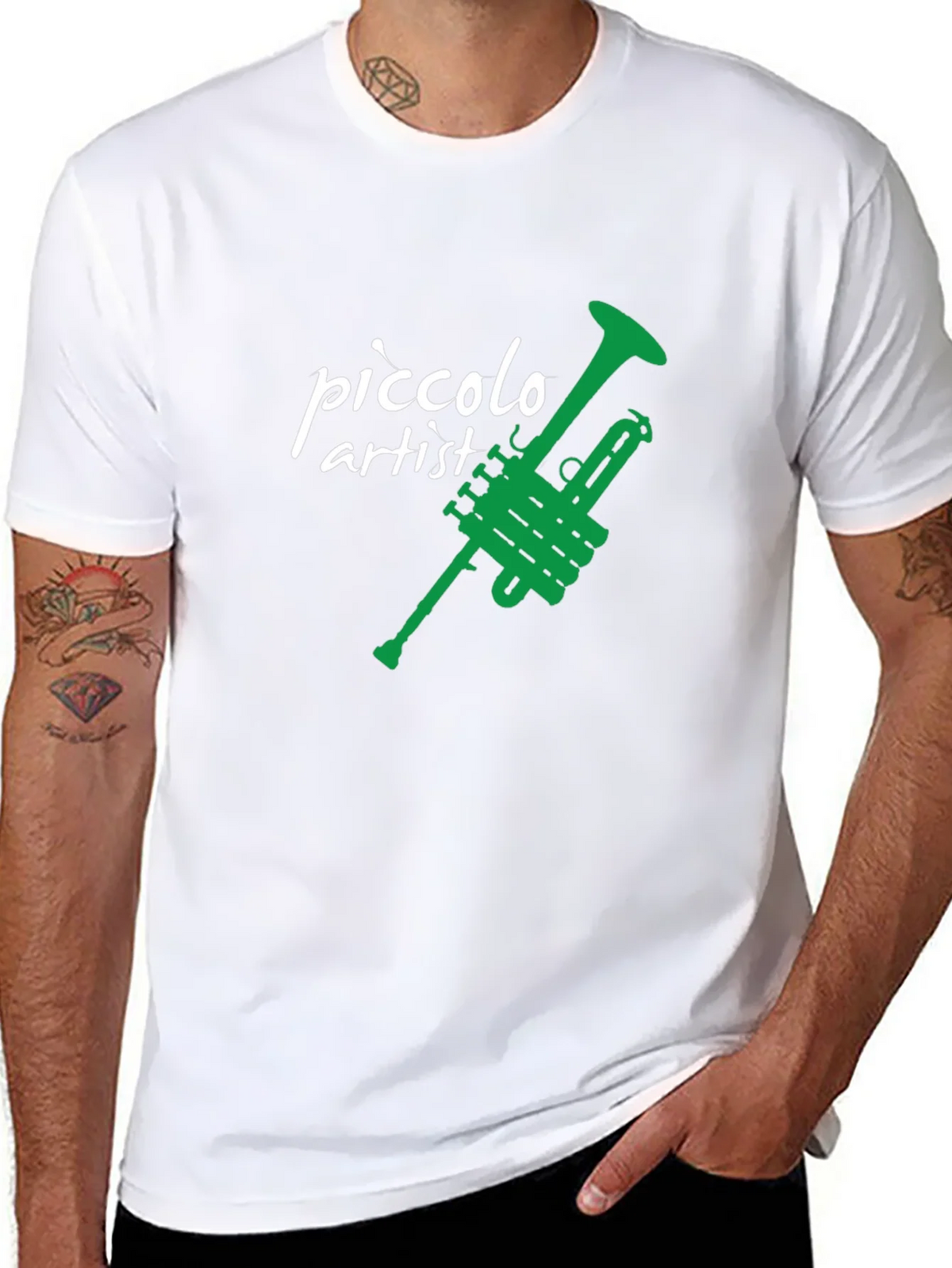 Piccolo Artist Trumpet Graphic Tee - Black product image 6