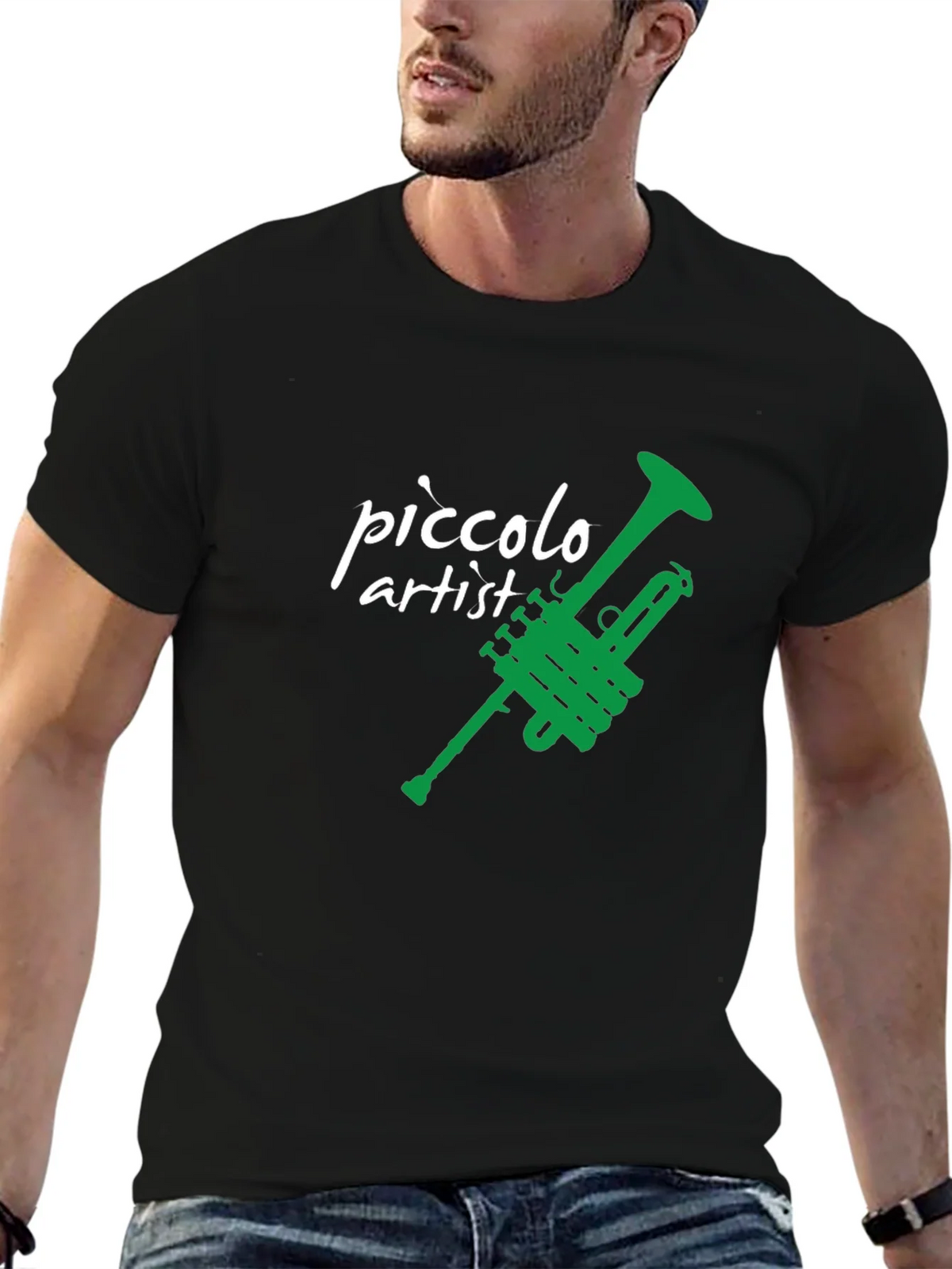 Piccolo Artist Trumpet Graphic Tee - Black product image 5
