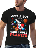 Boy Planets T-Shirt: Just a Who Loves product image 1