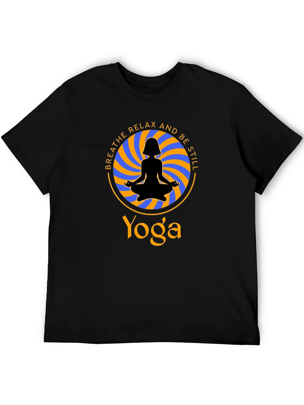 Yoga Meditation T-Shirt - Breathe Relax Be Still product image 5