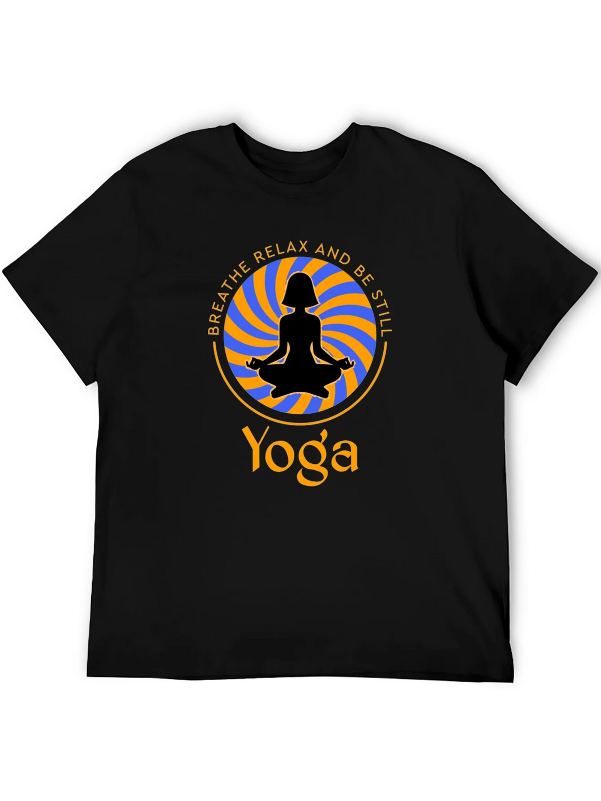 Yoga Meditation T-Shirt - Breathe Relax Be Still product image 5