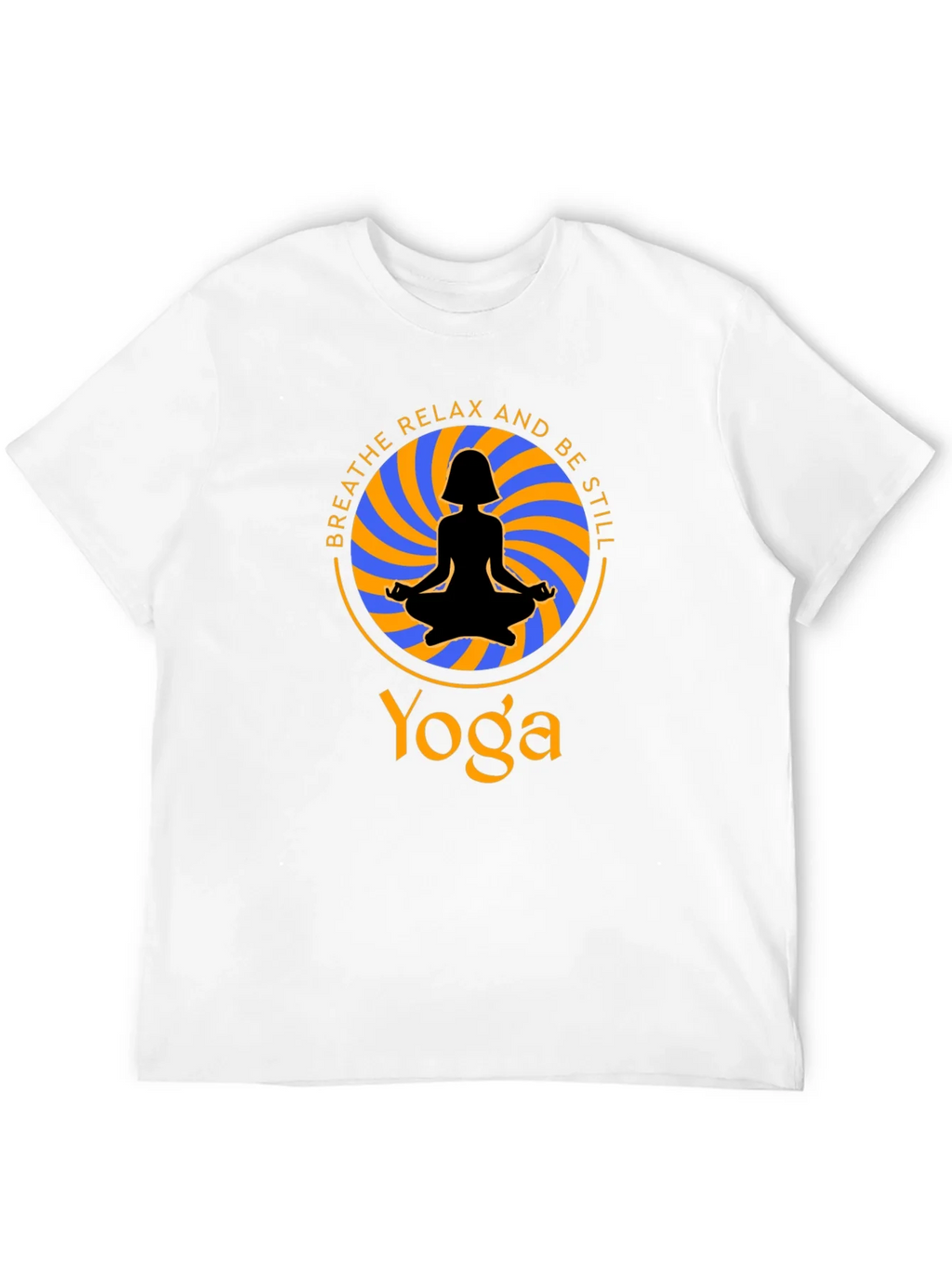 Yoga Meditation T-Shirt - Breathe Relax Be Still product image 11