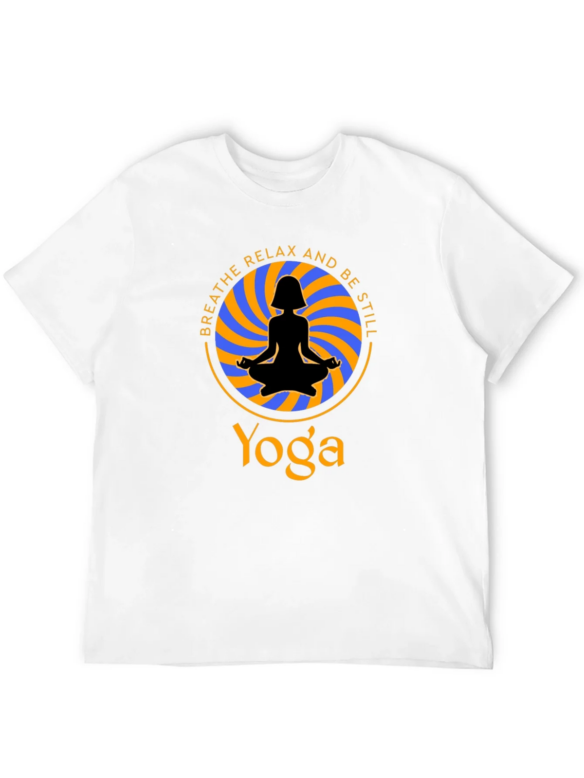 Yoga Meditation T-Shirt - Breathe Relax Be Still product image 11