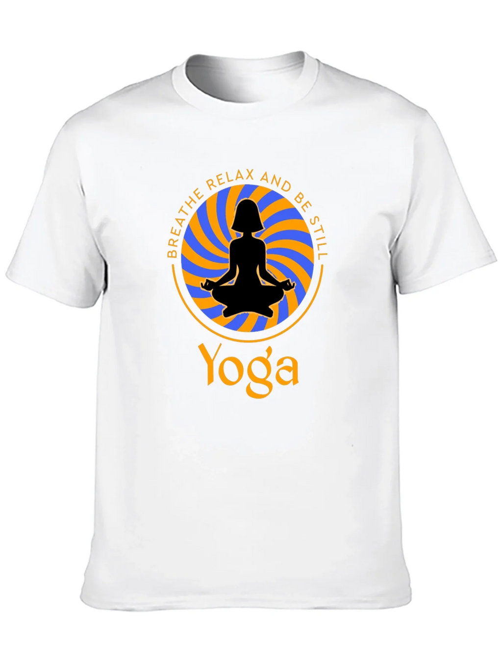 Yoga Meditation T-Shirt - Breathe Relax Be Still product image 9