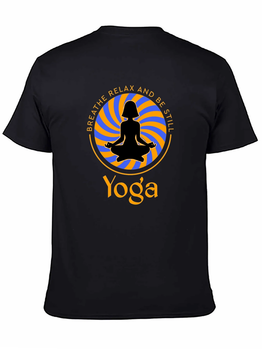 Yoga Meditation T-Shirt - Breathe Relax Be Still product image 4