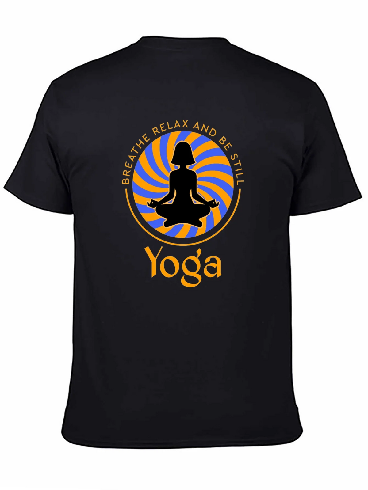 Yoga Meditation T-Shirt - Breathe Relax Be Still product image 4