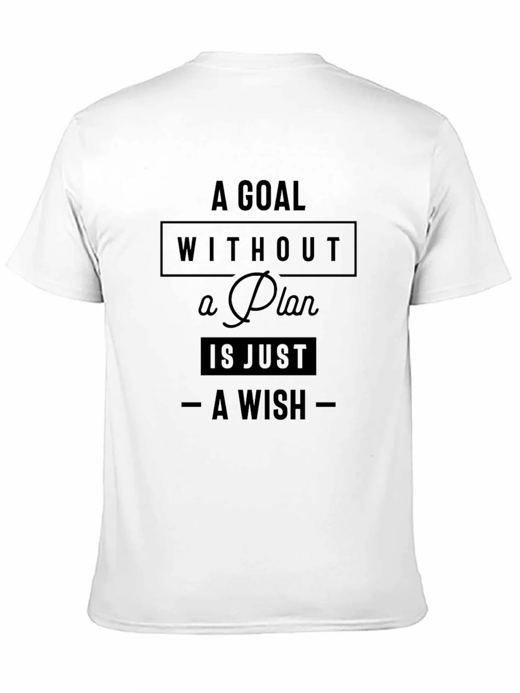 Goal Without a Plan Graphic Tee - Motivational Shirt product image 10