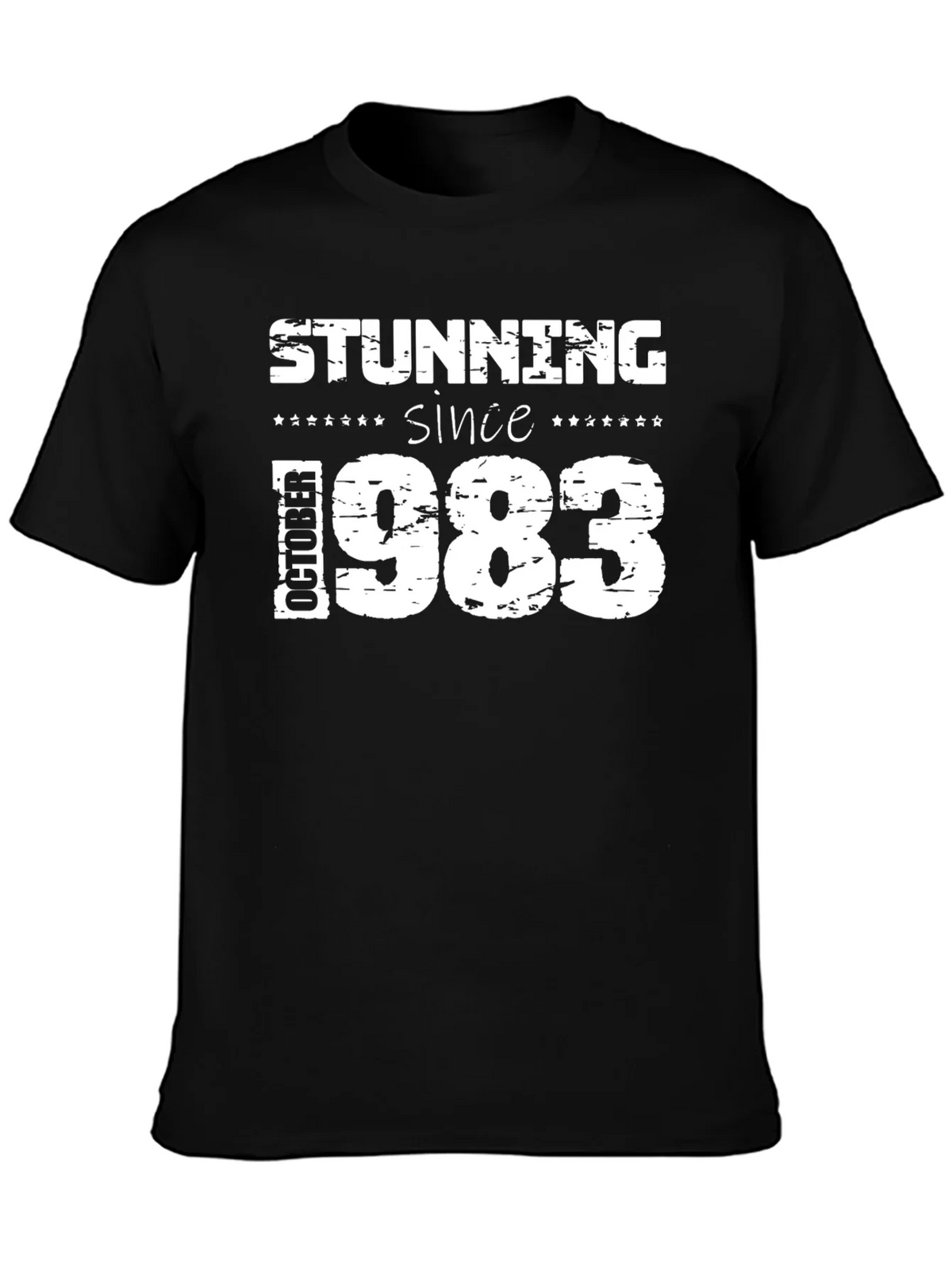Stunning Since October 1983 Black T-Shirt product image 3