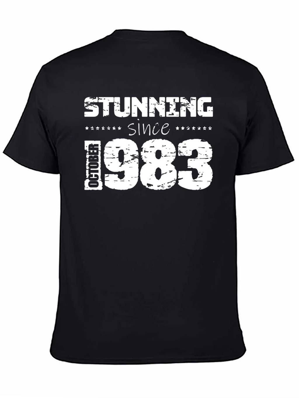 Stunning Since October 1983 Black T-Shirt product image 4