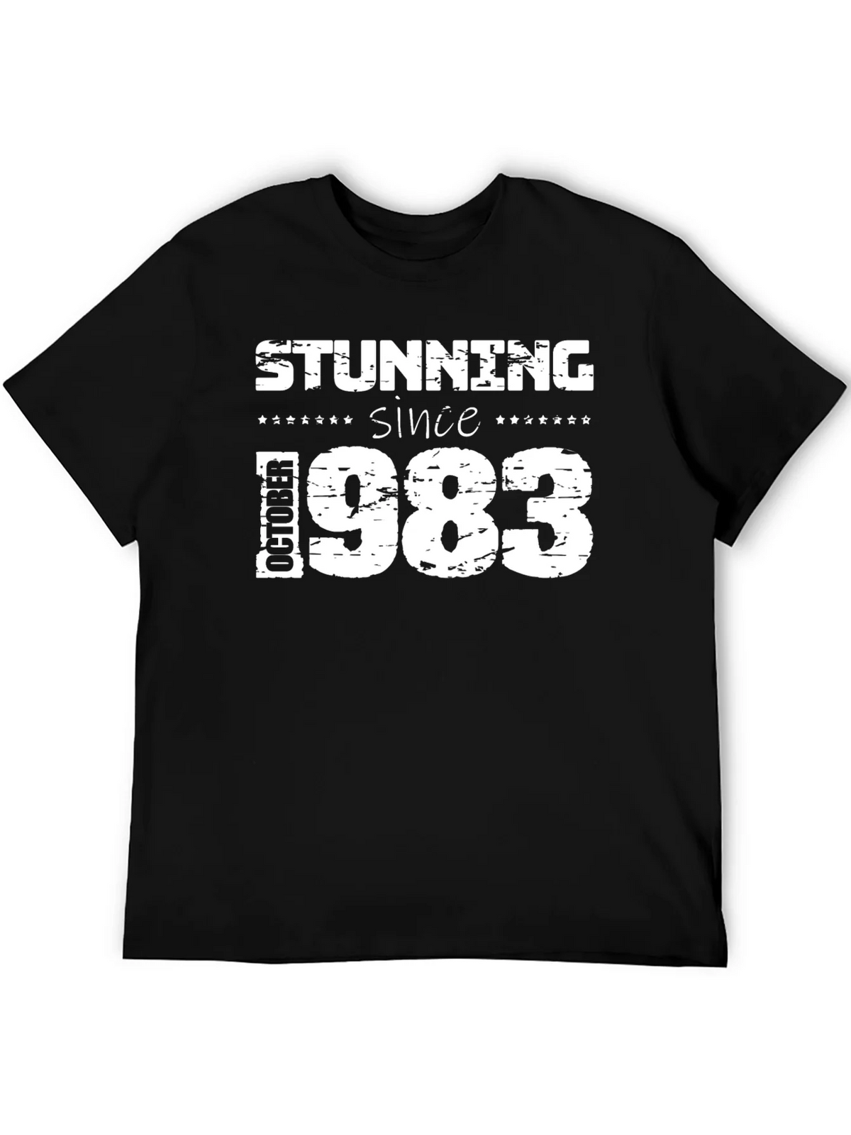 Stunning Since October 1983 Black T-Shirt product image 5