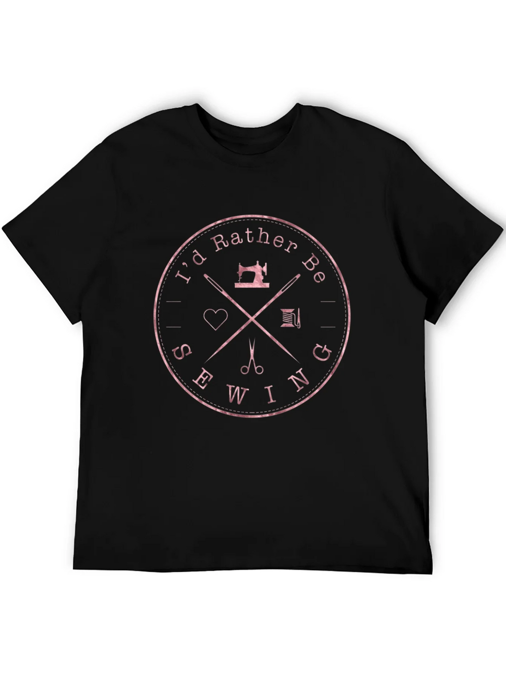 Sewing Enthusiast T-Shirt - Id Rather Be product image 5