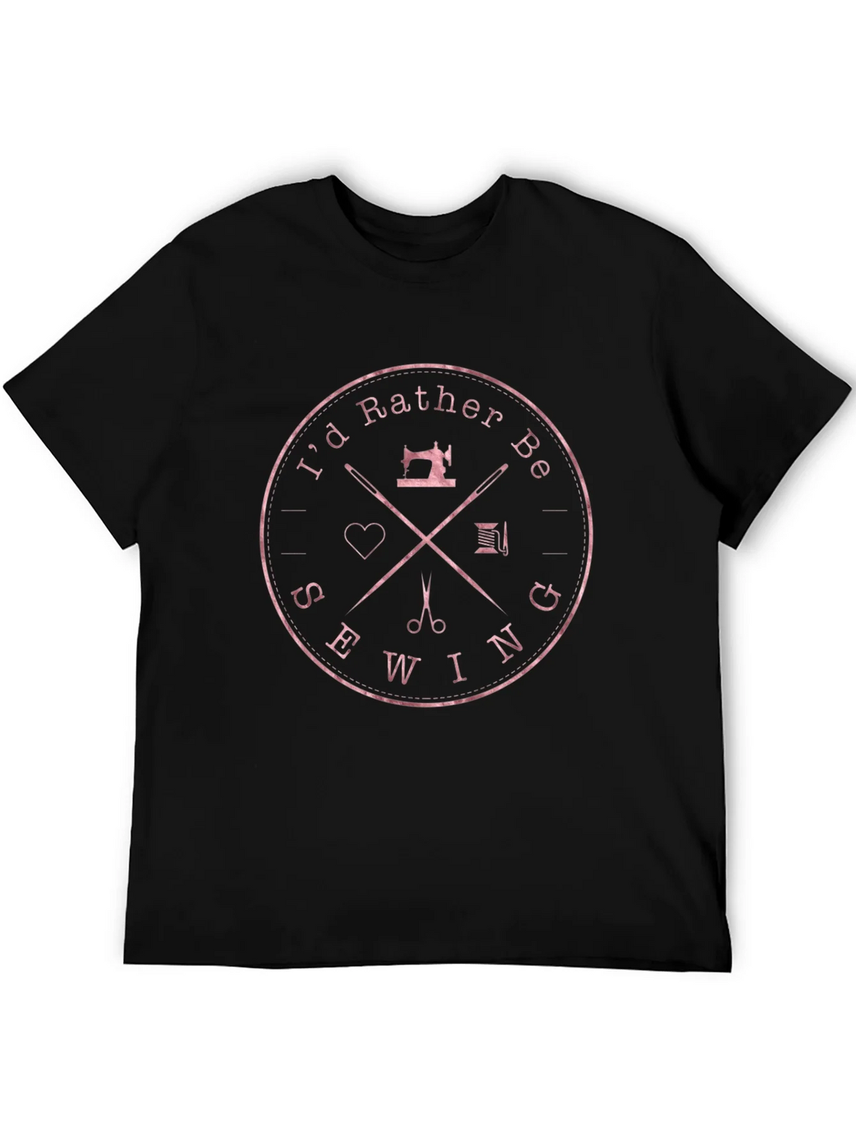 Sewing Enthusiast T-Shirt - Id Rather Be product image 5