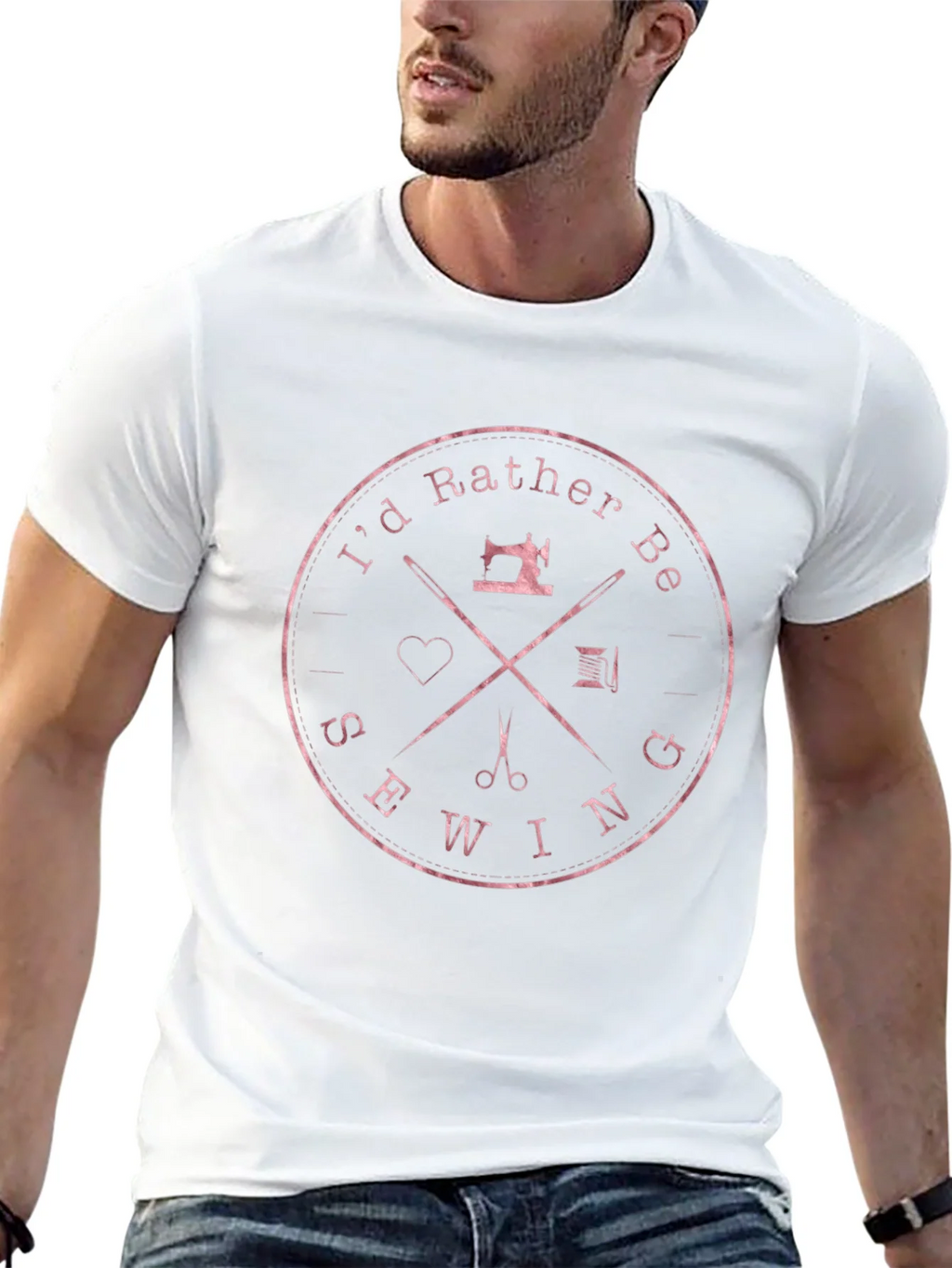 Sewing Enthusiast T-Shirt - Id Rather Be product image 12
