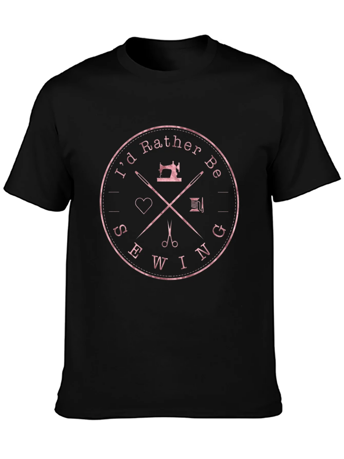Sewing Enthusiast T-Shirt - Id Rather Be product image 3