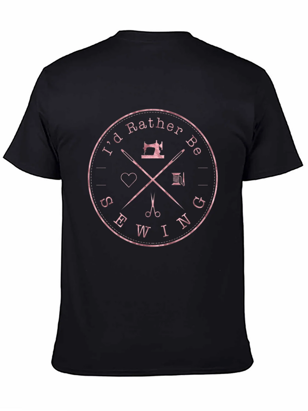 Sewing Enthusiast T-Shirt - Id Rather Be product image 4