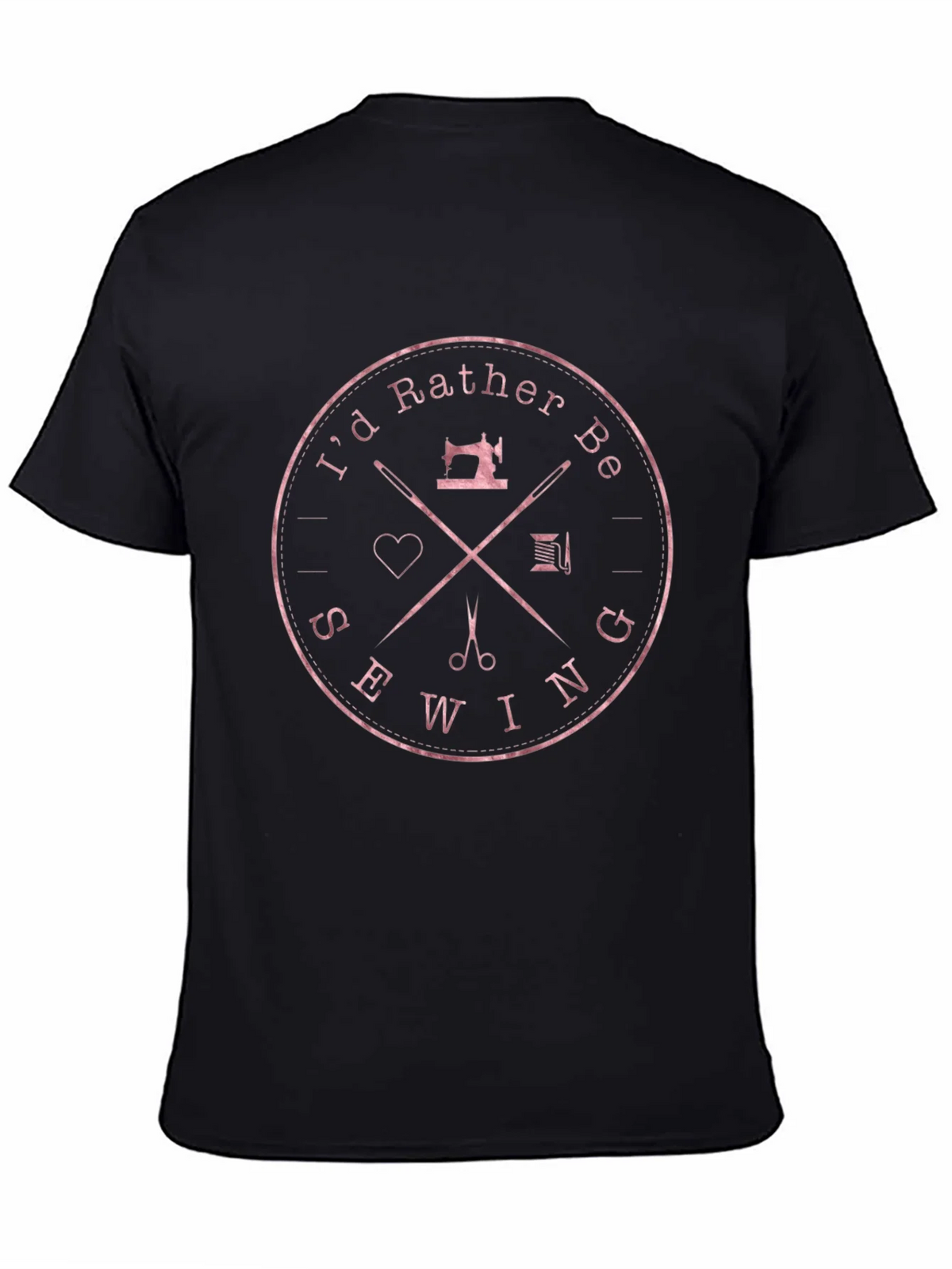 Sewing Enthusiast T-Shirt - Id Rather Be product image 4