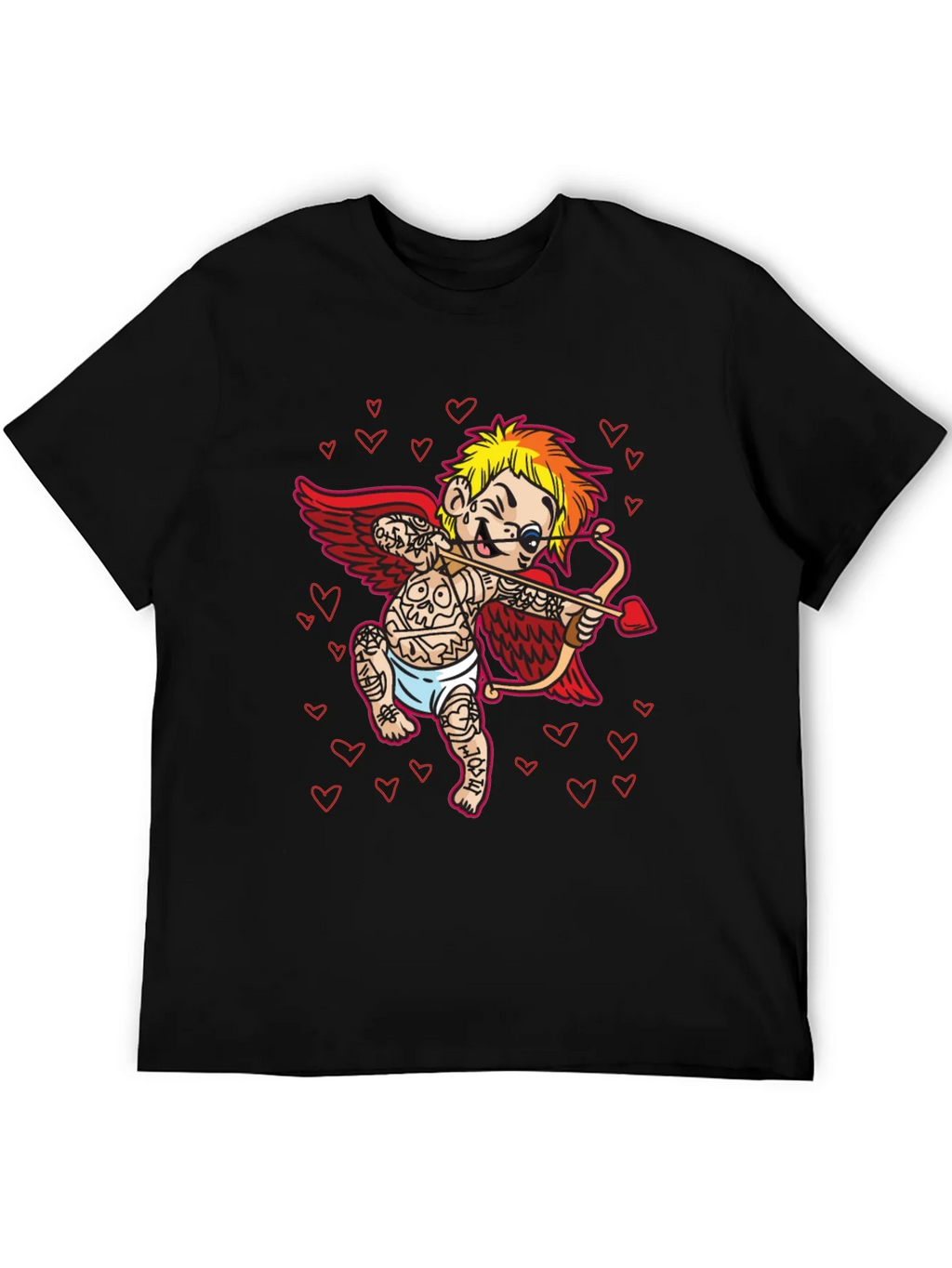 Tattooed Cupid T-Shirt - Valentines Day product image 5