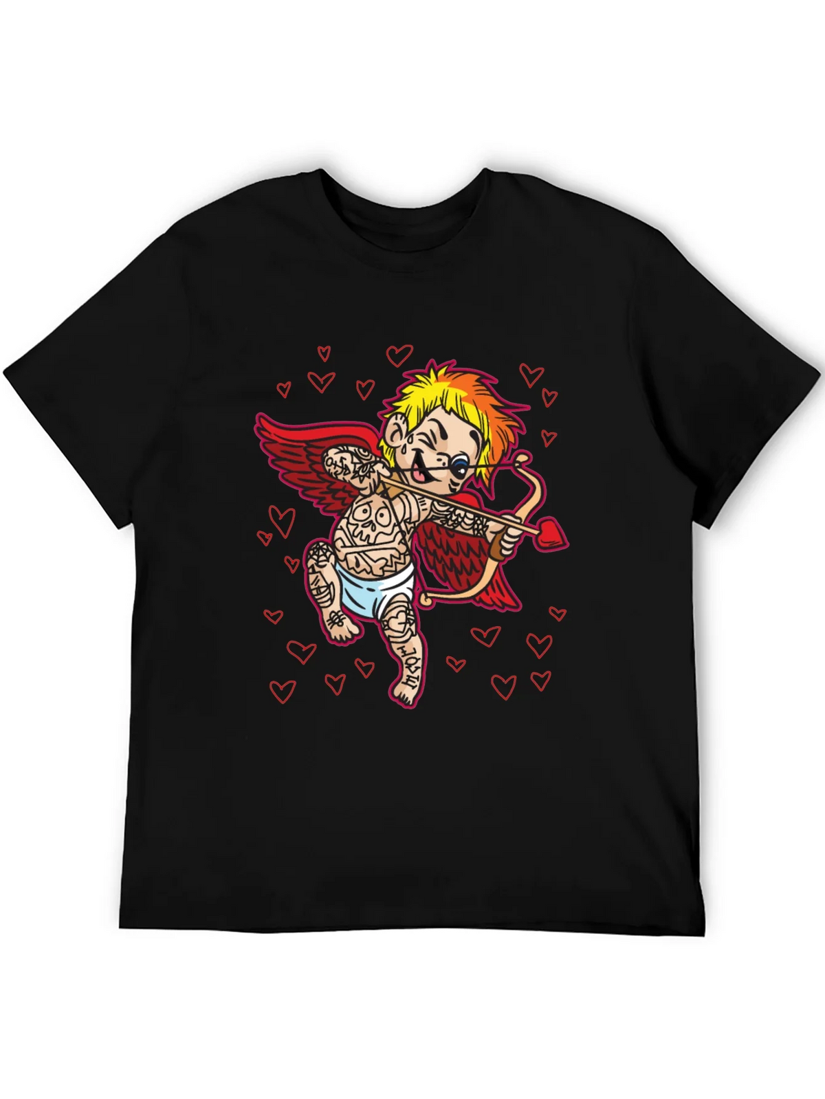 Tattooed Cupid T-Shirt - Valentines Day product image 5