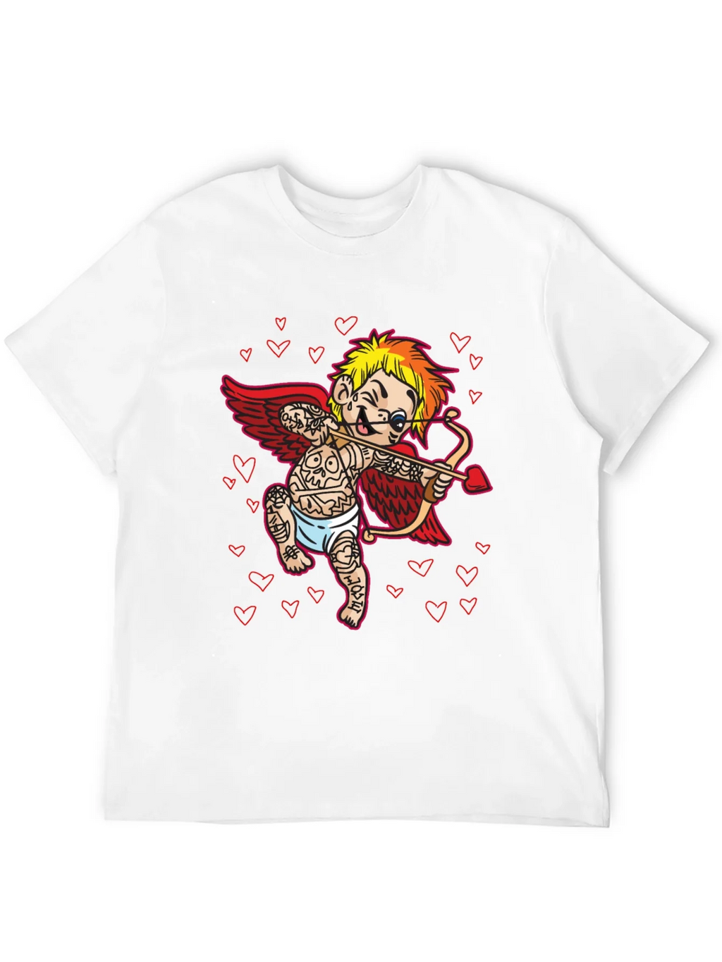 Tattooed Cupid T-Shirt - Valentines Day product image 11