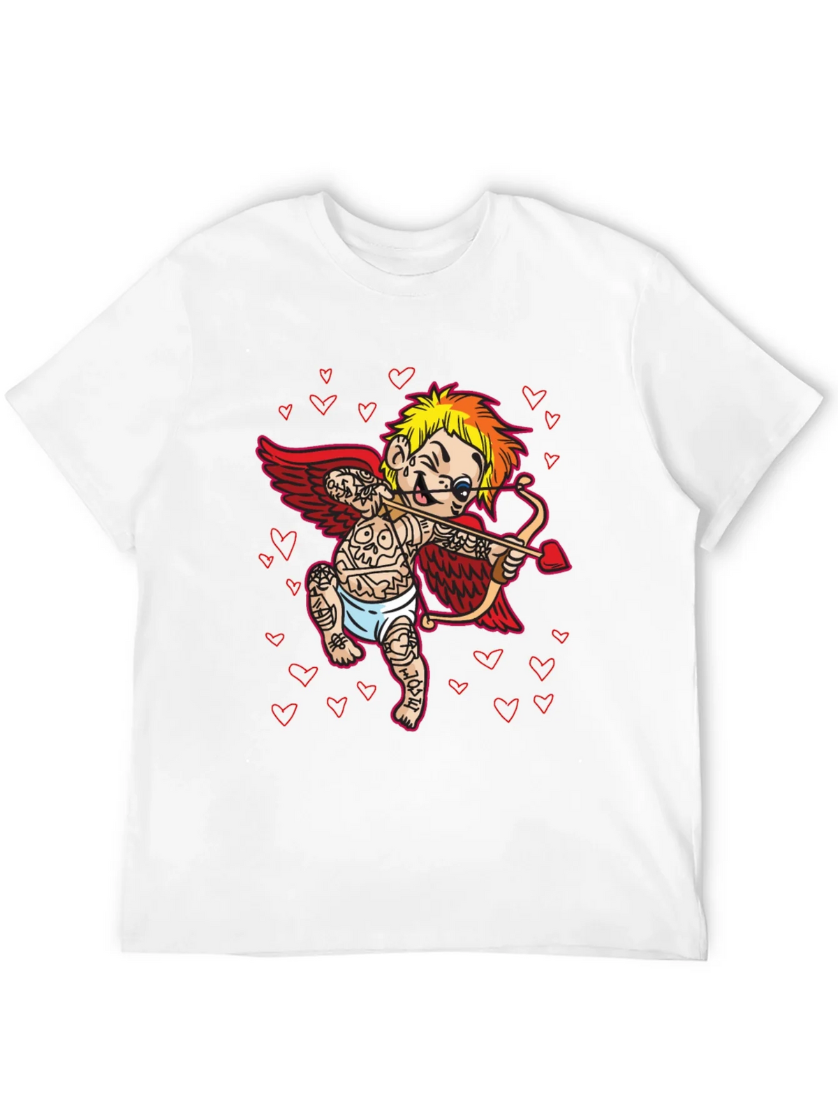 Tattooed Cupid T-Shirt - Valentines Day product image 11